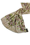 Mısırlı Eşarpları Desenli Yün Şal 75x190