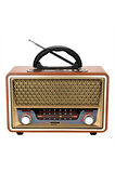 Nostaljik Görünümlü Ahşap Radyo Bluetooth Hoparlör Fm Usb Tf Bt5.0 Ut-157bt
