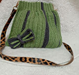 Leopar Askılı Çanta