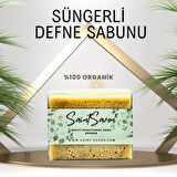 SAINT SAVON SÜNGERLİ DEFNE SABUNU EL VE VÜCUT TEMİZLEME SABUNU 100 GR 2'Lİ