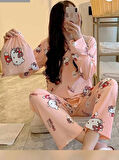 Lunawear uzun kollu pijama takımı lnw202503