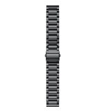 Megafox Samsung Galaxy Watch 4 40-40-42-46mm Uyumlu Paslanmaz Metal Kordon Baklalı Çelik Bileklik