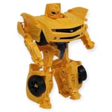 Robota Dönüşen Oyuncak Araba - 10 cm Sarı