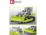 Sembo Block Zoomlion Lisanslı Mini Buldozer 280 Parça Yapı Blokları LEGO ile Uyumlu (705102)