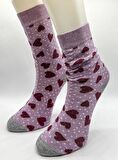 CİHO SOCKS Daily 5 Çift Kadın Pamuklu Günlük, Spor, Desenli Eğlenceli Soket Çorap