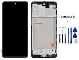 Samsung Galaxy M31S - SM-M317 Uyumlu Lcd Ekran Dokunmatik SERVİS Orijinali ÇITALI + TAMİR SETİ