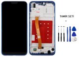 Huawei P20 Lite Uyumlu Lcd Ekran Dokunmatik SERVİS Orijinali ÇITALI MAVİ + TAMİR SETİ