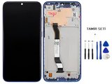 Tkgz - Xiaomi Redmi NOTE 8 Lcd Ekran Dokunmatik -A- Kalite ÇITALI MAVİ + TAMİR SETİ