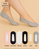 kadın  içi silikonlu dantel babet 36 39 standart 3 çift