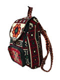 Kilim Desenli El Yapımı Sırt Çantası – Etnik Tasarım, Dayanıklı ve Katlanabilir