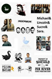 Prison Break 16'lı Özel Tasarım Sticker Seti