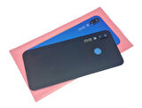 Tkgz Huawei Uyumlu P20 Lite Arka Pil batarya Kapağı (CAM KAMERA LENSİ) MAVİ