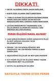 Düz Krem Renk Güneşlik Stor Perde