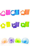 Silindir Şekilli Neon Mavi Stres Yayı Oyuncak Stres Yayı - 3 cm çapında - 1 Adet