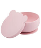 OiOi Silikon Kapaklı Kase Pinky Pink