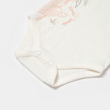 Bibaby Biorganic Koala Jungle Uzun Kol Bebek Body 56969 Pembe