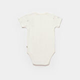 Bibaby Biorganic Koala Jungle Kısa Kol Bebek Body 56972 Gri