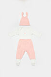 Bibaby Biorganic Bunny 3'Lü Bebek Takım 73326 Pembe