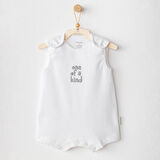 Andywawa AC25895 Romper Basic Bebek Tulum White