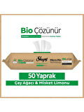 Sleepy Bio Yüzey Temizlik Havlusu 50 Adet Çayağacı Misket Limonlu