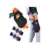 Nerf Çocuk Oyuncak Mermi Şarjör Tabanca Depolama Full Oyun Seti