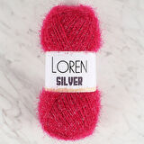 Loren Silver Fuşya El Örgü İpi - RS0022 - 34078