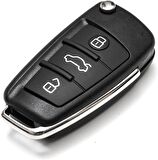 AUDİ TİP AÇMA KAPAMA MERKEZİ KİLİT SETİ SUSTALI ANAHTARLI KUMANDA YENİ MODEL