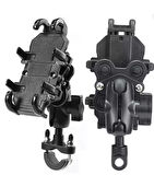 BİKE SKY Amortisör ile motosiklet bisiklet telefon tutucu bisiklet gidon dikiz aynası 4.7-7.1 inç akıllı telefonlar için darbeye Dayanıklı yuksek seviye korumalı