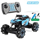 2.4GHz Uzaktan Kumandalı 3.7V Şarjlı 1:16 Ölçek Akrobat Arazi Aracı - 360° Dönen Akrobat Off-Road Araba