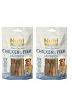 Nutri Canin Sandwich Tavuk ve Balıklı Fileto Tahılsız Köpek Ödülü 80 Gr. X 2 Adet