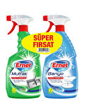 Ernet Mutfak Temizleyici 750 ml + Banyo Temizleyici 750 ml