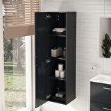 VitrA Mia 66167 Boy Dolabı, 35 cm, Parlak Antrasit