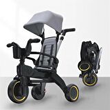 Trike Plus F3 Ebeveyn Kontrollü Katlanabilir Bisiklet Gri 