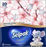 Selpak Deluxe Peçete 20'li 5 Paket