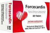 ForceCardin Potasyum Magnezyum Söğüt Kabuğu Koenzim Q10 60 Tablet