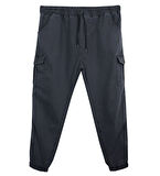 Erkek  Büyük Beden 100-156 Kilo Arası İçin Uygun Kargo Cepli Jogger Kot Pantolon