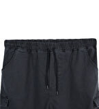 Erkek  Büyük Beden 100-156 Kilo Arası İçin Uygun Kargo Cepli Jogger Kot Pantolon