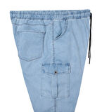 Erkek  Büyük Beden 100-156 Kilo Arası İçin Uygun Kargo Cepli Jogger Kot Pantolon