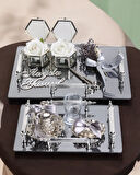 Reverence Gümüş Söz Tepsisi ve Damat Tepsisi