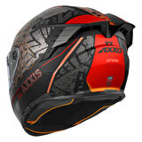 Axxis Kapalı Kask Hawk Evo Sv B5 Let's Ride Mat Kırmızı