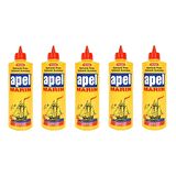 5 Adet Apel Marin Poliüretan Suya Dayanıklı Deniz Tutkalı 600 ml 