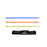 Scucs 1165 Slalom Çubuğu Çivili 32mm Çantalı Set 6lı