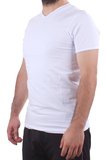 Twister Jeans 2302 Beyaz Günlük Pamuklu Basıc V Yaka Erkek Tişört