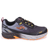 Jump 30519 Siyah Kırmızı Ortopedik Ortopedik Günlük Erkek Spor Ayakkabı