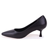 Dagoster DZA07-388499 Siyah Stiletto Topuklu Kadın Ayakkabı