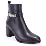 Dagoster DZA07-7251759 Siyah Klasik Topuklu Kadın Bot