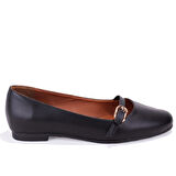 Dagoster DZA07-108526454 Siyah Günlük Babet Kadın Ayakkabı