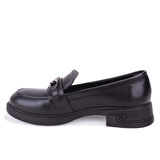 Dagoster DZA07-1270302 Siyah Günlük Loafer  Kadın Ayakkabı