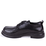 Dagoster DZA07-8892550 Siyah Günlük Bağcıklı Loafer  Kadın Ayakkabı