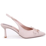 Dagoster DZA07-12042727 Bej 8 cm İnce Topuklu Abiye Kadın Ayakkabı